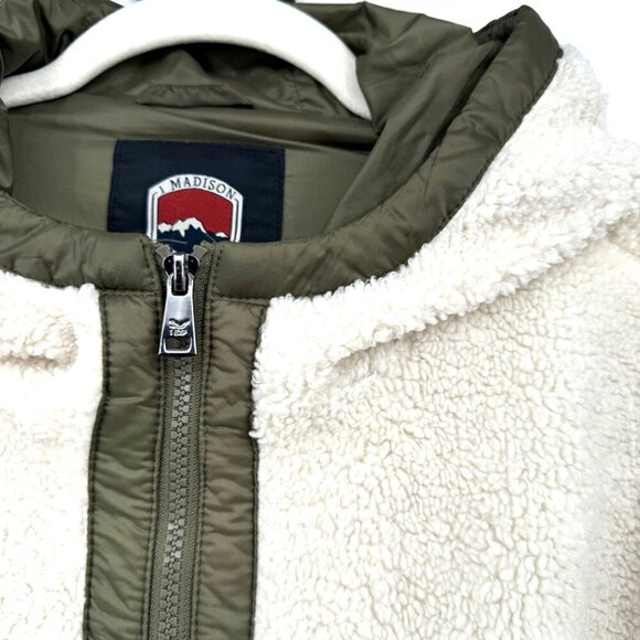 1 Madison Expedition Women's Knit Coat Jacket, Off White Size Large - Picture 2 of 13